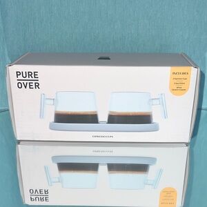 Espresso Cups - Clear Glass